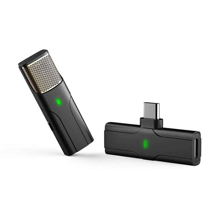 DS01 Outdoor Live Collar Microphone Collar Interview Recording Noise Reduction Wireless Microphon...