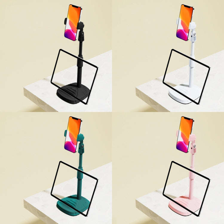 B7 Volcano Telescopic Live Bracket Tablet Phone Dual-Use Stand(Cherry Pink)