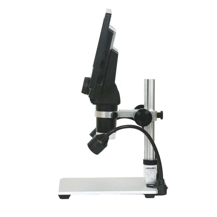 G1200D 7 Inch LCD Screen 1200X Portable Electronic Digital Desktop Stand Microscope(US Plug With ...