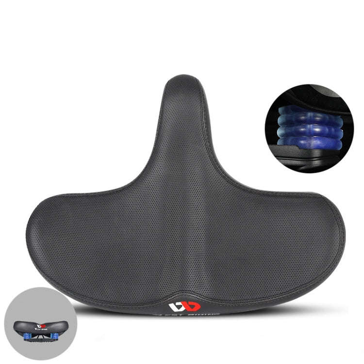 WEST BIKING Bicycle Big Butt Shock Absorption Soft Saddle(Groove Type)