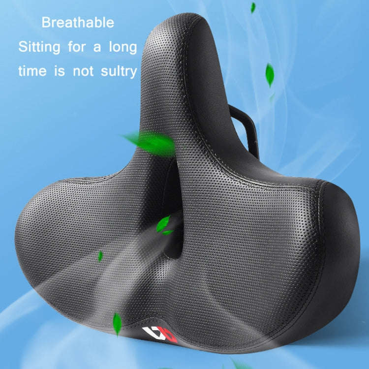 WEST BIKING Bicycle Big Butt Shock Absorption Soft Saddle(Groove Type)