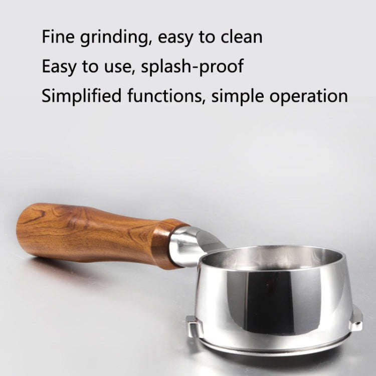 JJY7411 Stainless Steel Coffee Machine Handle For GAGGIA , Style: Bamboo Without Button