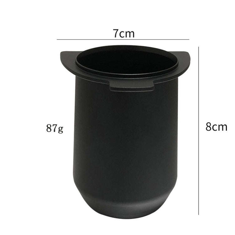 GT-1 Alloy Coffee Powder Receiving Cup For Bofu 8 Series(Silver)