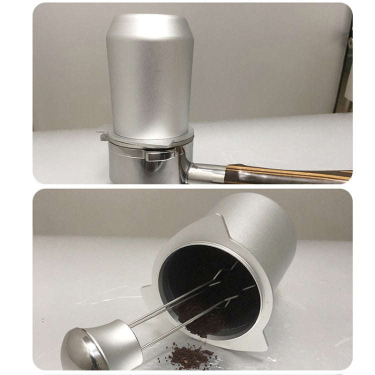GT-1 Alloy Coffee Powder Receiving Cup For Bofu 8 Series(Silver)