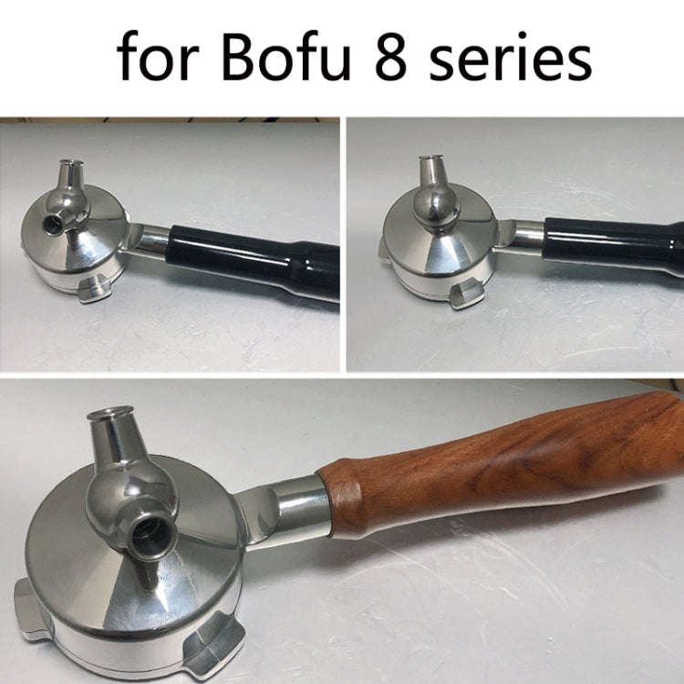 DZ-1 Stainless Steel Coffee Machine With Bottom Handle For Bofu 8 Series, Style: Plastic Double M...