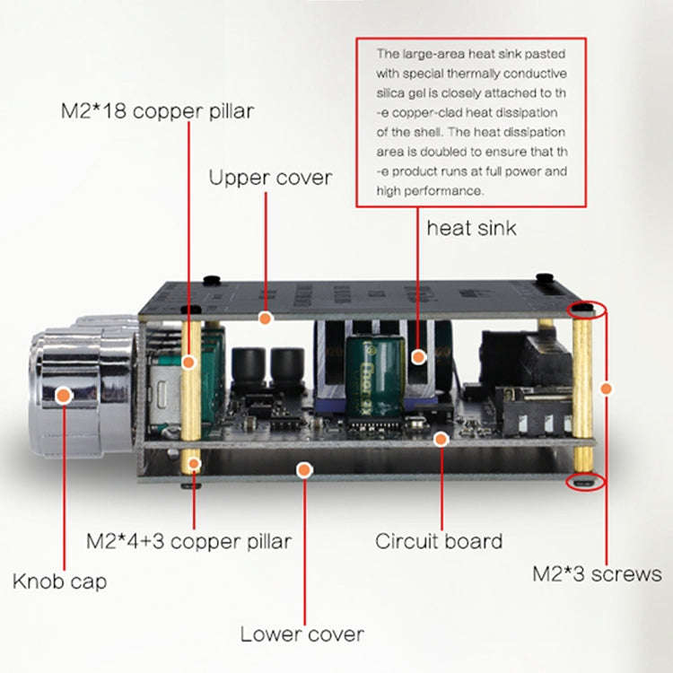 XINYI XY-S100L Sini Audio Channel 2.1 Bluetooth Power Board Module(S100L)
