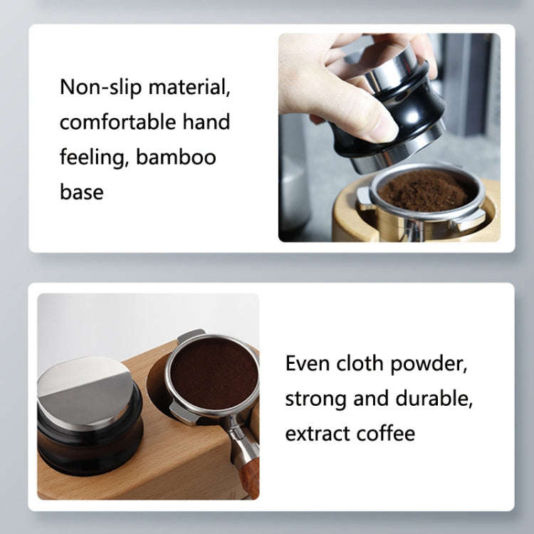 ENB-11 51mm Stainless Steel Coffee Cloth Powder Dispenser Coffee Machine Handle Universal, Colour...