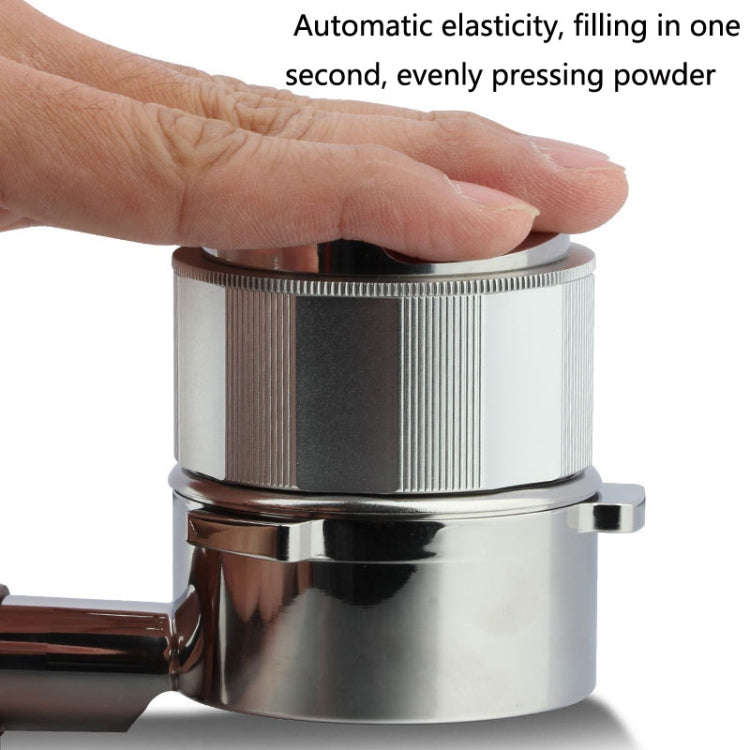YK33258 Stainless Steel Double-Ended Coffee Cloth Dispenser, Size: 58mm(Golden Multilateral Type)