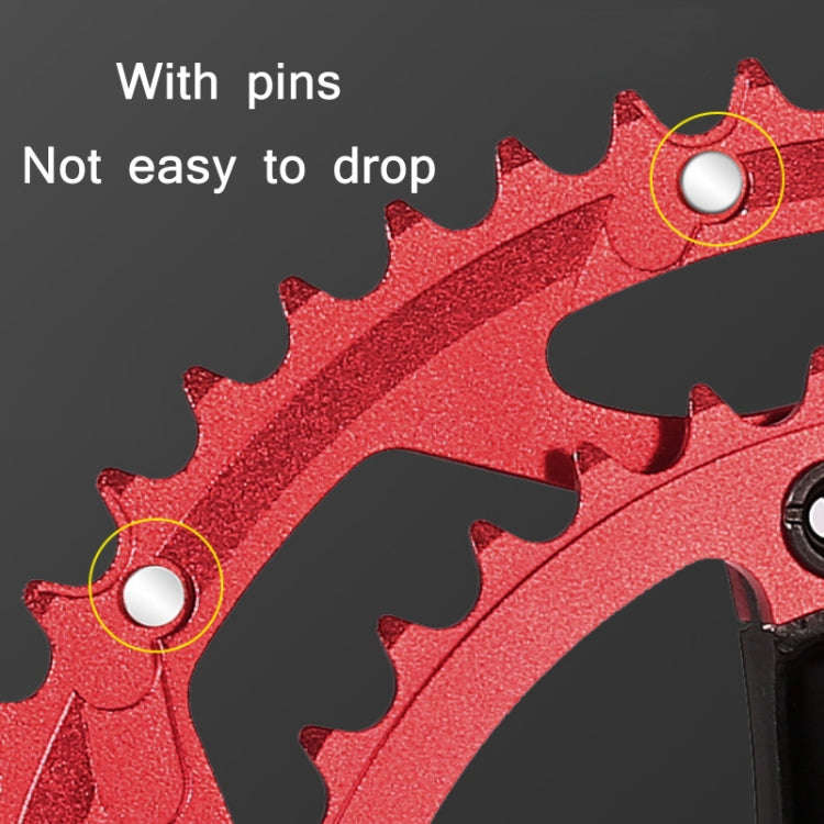 WEST BIKING YP0719273 Road Bike 56T-44T Double-Disc Aluminum Alloy Gears(Red)
