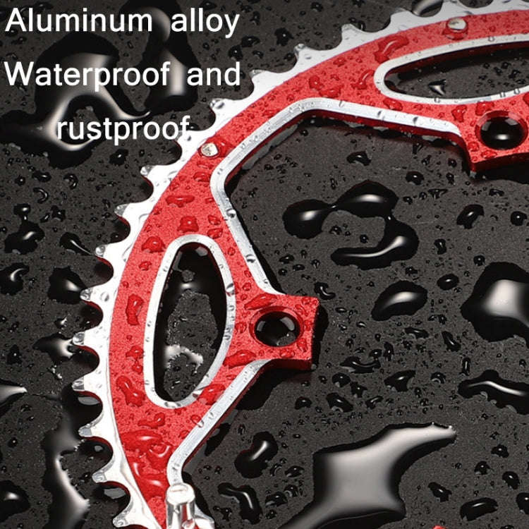 WEST BIKING YP0719273 Road Bike 56T-44T Double-Disc Aluminum Alloy Gears(Red)