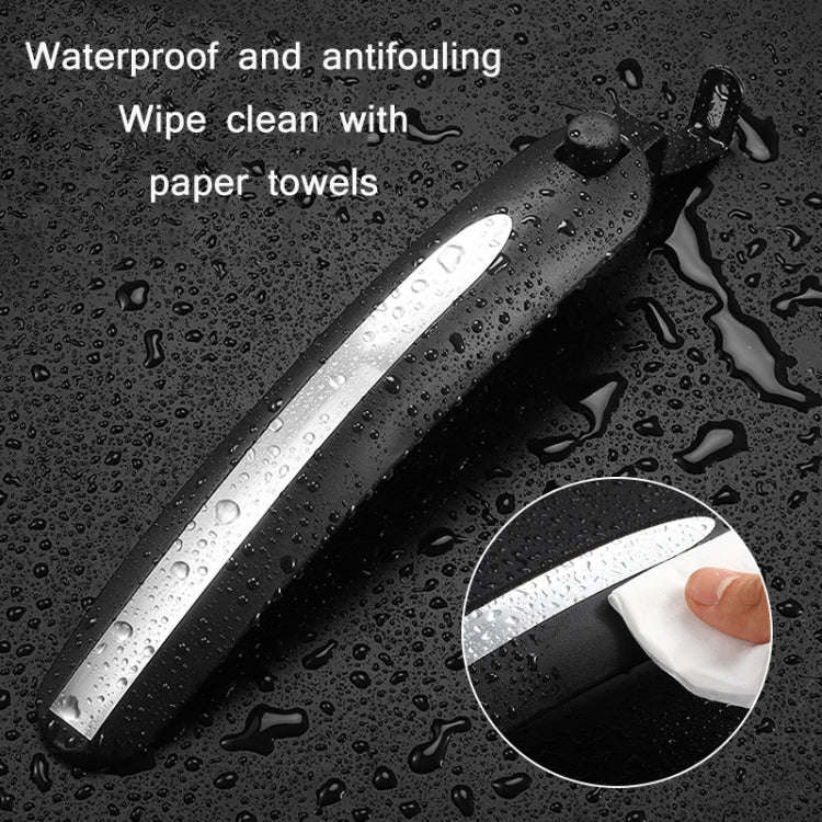 WEST BIKING YP0714018 Bicycle Folding Reflective Mudguard(Black)