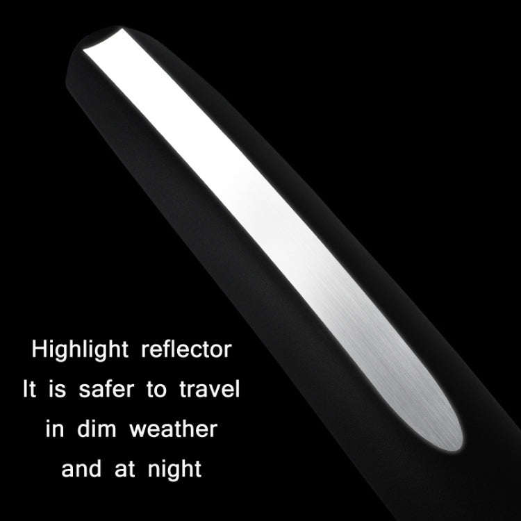 WEST BIKING YP0714018 Bicycle Folding Reflective Mudguard(Black)