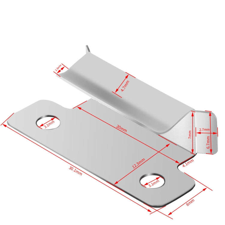 10 PCS 3D Printer Lattice Glass Stainless Steel Clamp