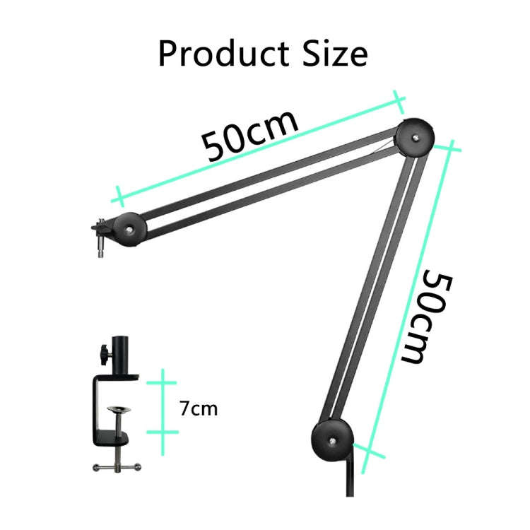 Microphone Desktop Cantilever Stent 360 Degree Rotating Bracket(GAZ-40 W)