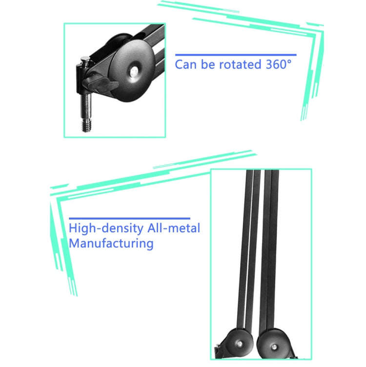 Microphone Desktop Cantilever Stent 360 Degree Rotating Bracket(GAZ-40 W)