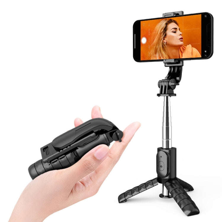 Mini Selfie Stick Integrated Multifunctional Bluetooth Selfie, Specification: Q11 74CM Without Fi...