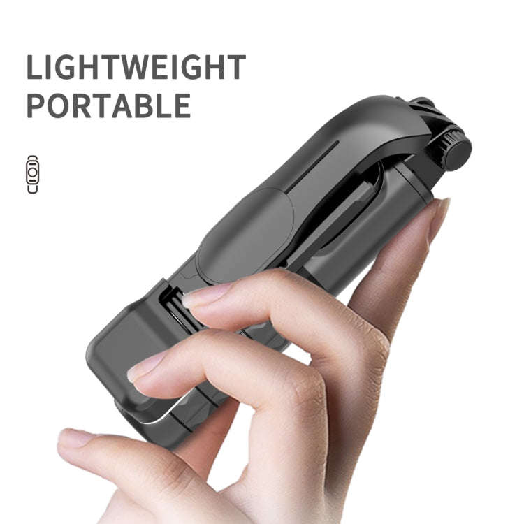 Mini Selfie Stick Integrated Multifunctional Bluetooth Selfie, Specification: Q10 68CM Without Fi...