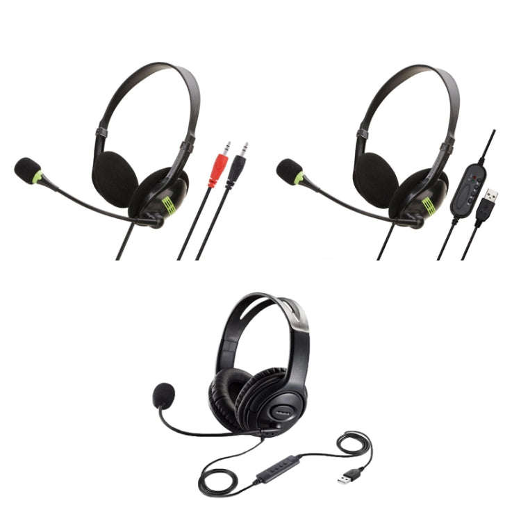 Head-Mounted Wired Headset With Microphone, Style: GAE-440 A