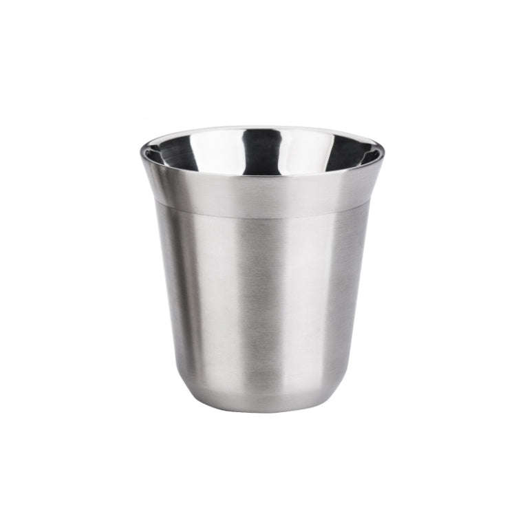 304 Stainless Steel Coffee Capsule Cup Double Insulation Coffee Cup, Style: Small Single Cup