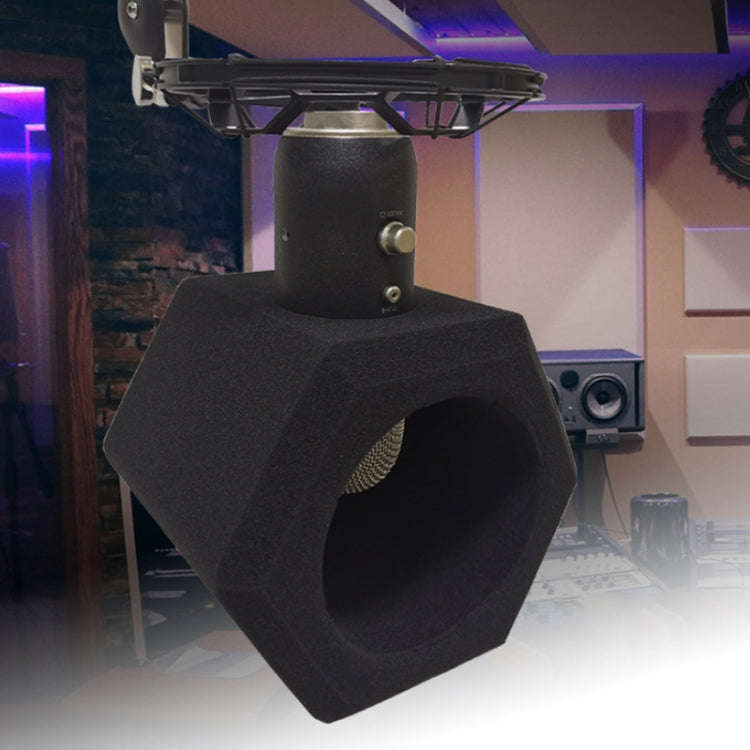 TEYUN Small Microphone Recording Noise Reduction Soundproof Cover