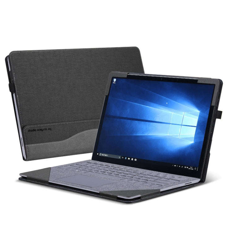 13.5 Inch Multifunctional PU Leather Laptop Sleeve For Microsoft Surface Laptop 1/2/3/4(Gentleman...