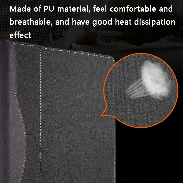 13.5 Inch Multifunctional PU Leather Laptop Sleeve For Microsoft Surface Laptop 1/2/3/4(Gentleman...