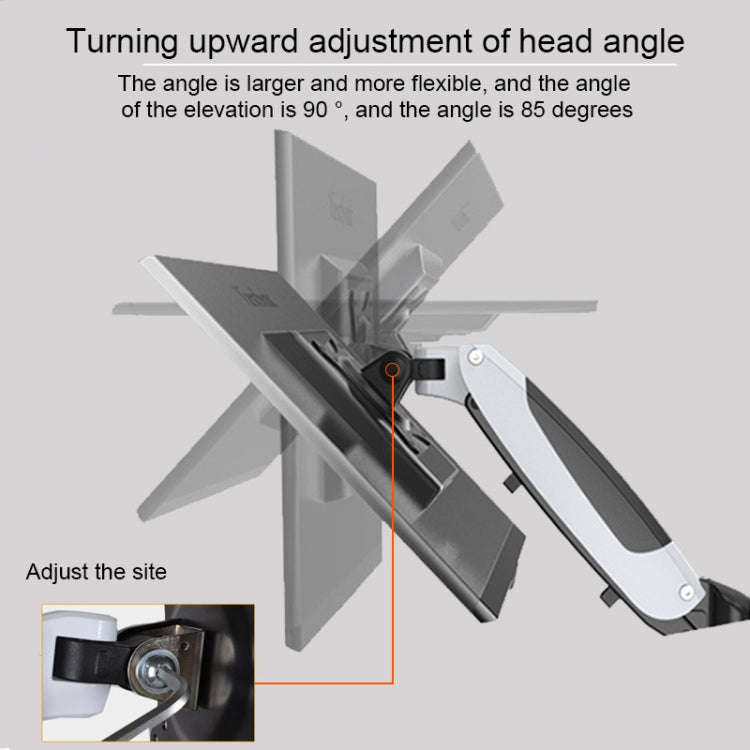 Gibbon Mounts Multifunctional Telescopic Rotating Lifting Monitor Stand, Color: GM112FG Perforati...
