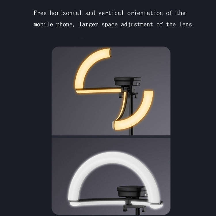 CYKE One-Piece Live Invisible Bracket Beauty Filling Light(Black)