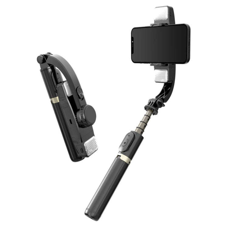 CYKE Q08D Handheld Dual Light Bluetooth Mobile Phone Selfie Stick(Black)