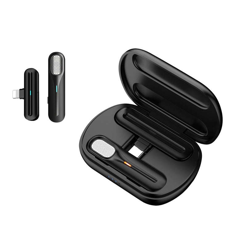 FerTo DX01 Wireless Collar Microphone 2.4G Live Broadcast Equipment, Style: 8 Pin + Charging Bin