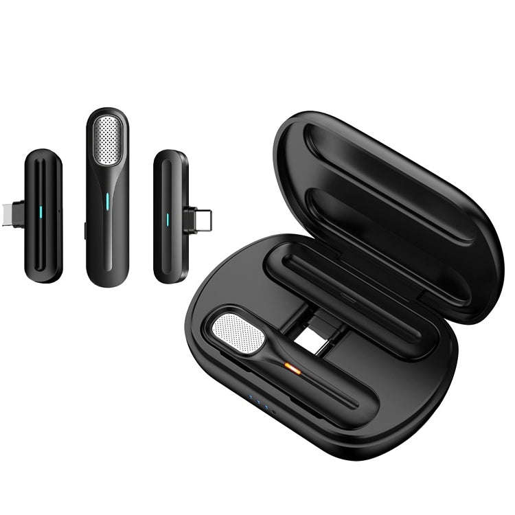 FerTo DX01 Wireless Collar Microphone 2.4G Live Broadcast Equipment, Style: 8 Pin + Charging Bin