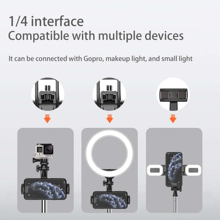 CYKE Folding Telescopic Mobile Phone Broadcast Stand Tripod, Specification: A31-1.6m (Without Light)