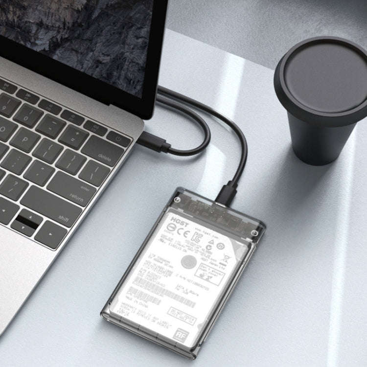 TU31 2.5 Inch USB3.1 TYPE-C Interface Hard Disk Transparent Protective Shell