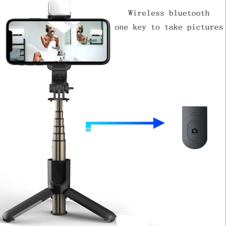 CYKE L11S Bluetooth Selfie Stick Beauty Fill Light Live Tripod(L11S Selfie Stick)