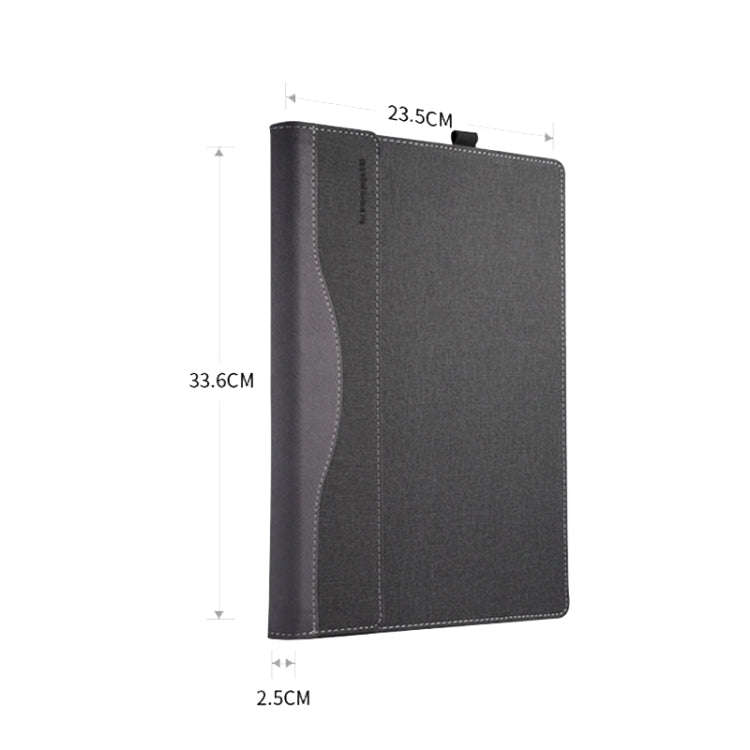 Laptop PU Leather Protective Case For Lenovo Yoga 530-14(Blue)