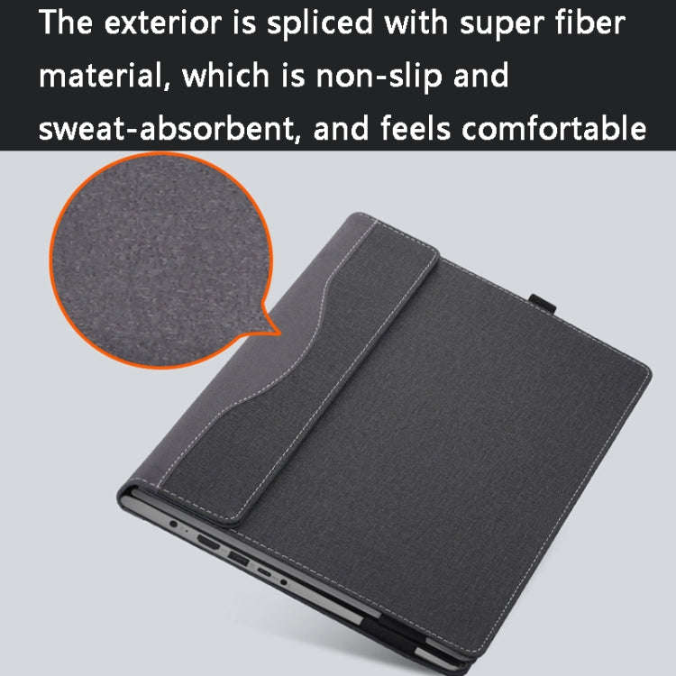 PU Leather Laptop Case For HP Spectre X360 13-AW 13.3(Black)