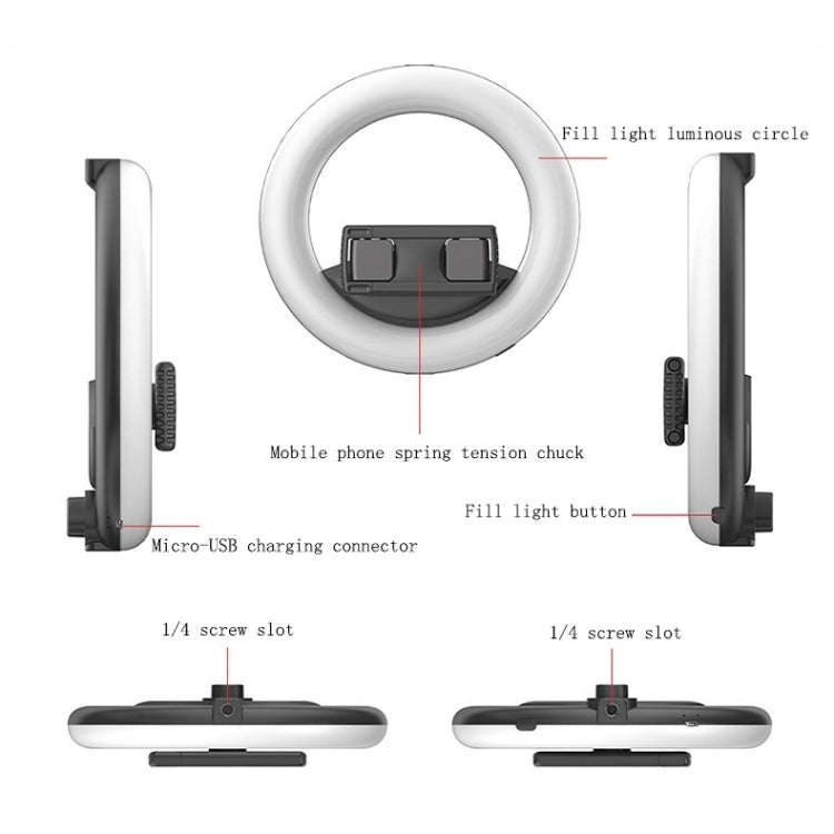 CYKE Q6 Selfie Live Broadcast Ring Beautifying Light(Fill Light)