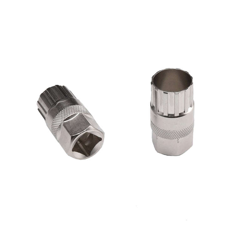 2 PCS BG-2103 Bicycle Installation Disassembly Small Flywheel Sleeve(Silver)