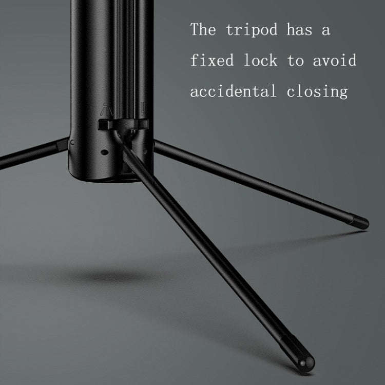 CYKE A17 Bluetooth Remote Control With Tripod Photo Live Bracket A17- 0.8m Black (Without Light)