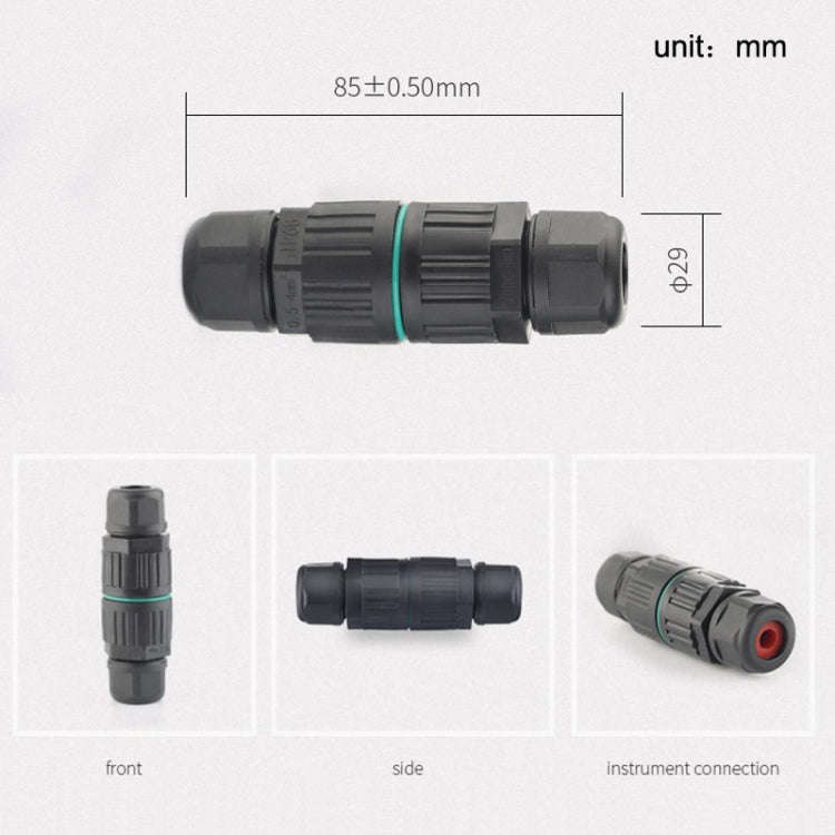 CDF-200/3 Waterproof Wire Connector With 5 Pin Cold Pressure Terminal