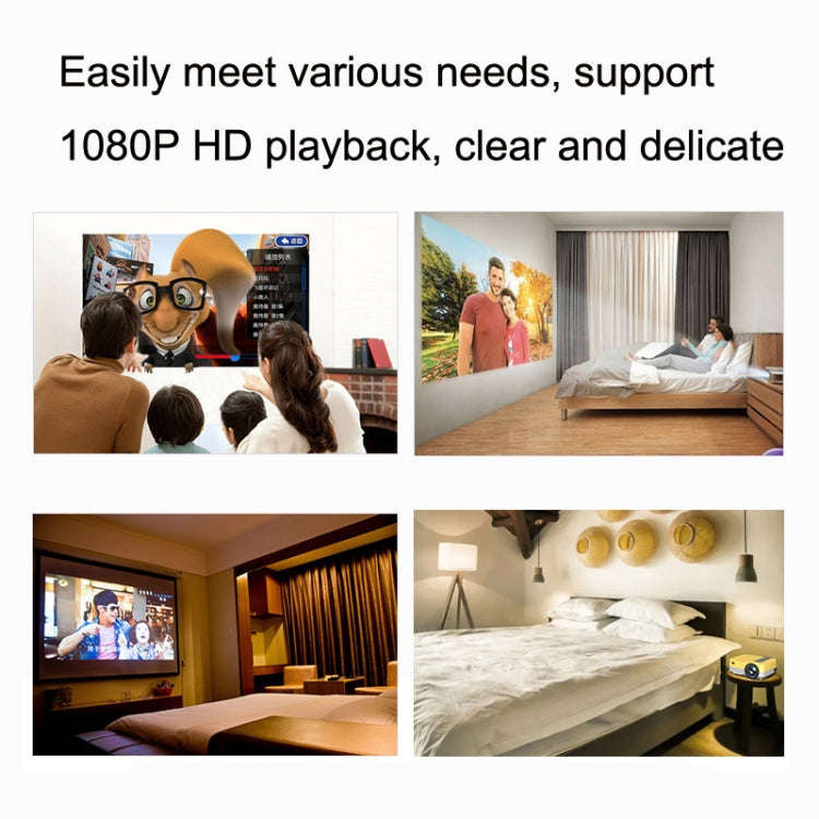 Z6 Home LED HD Smart Small Projector, CN Plug(WiFi Android Version)