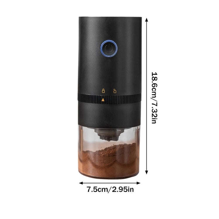 HB985 Portable Electric Grinding Coffee Machine(Black)