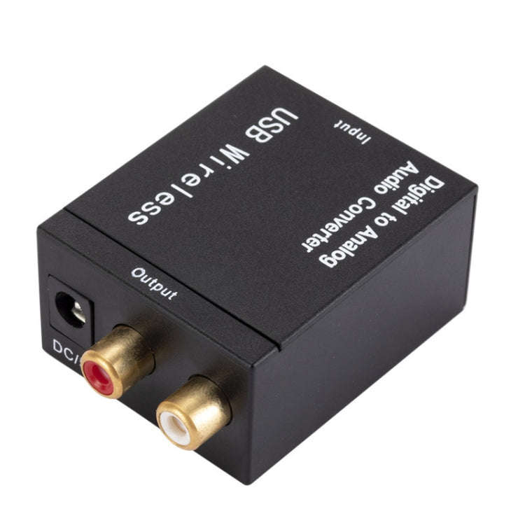 YP028 Bluetooth Digital To Analog Audio Converter, Specification: Host+US Plug Power Adapter+Fibe...