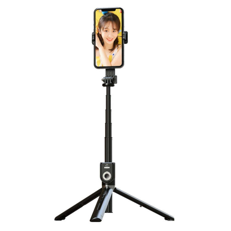 P81 1.7m Integrated Bluetooth Selfie Stick With TIKTOK Remote Control Makeup Mirror