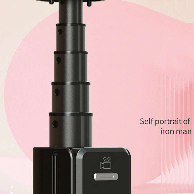 P81 1.7m Integrated Bluetooth Selfie Stick With TIKTOK Remote Control Makeup Mirror