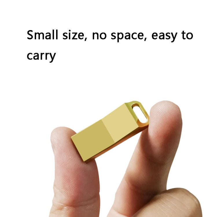 JHQG1 Step Shape Metal High Speed USB Flash Drives, Capacity: 128GB(Silver Gray)