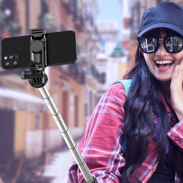Wireless Bluetooth Selfie Stick Live Telescopic Bracket, Specification: Q05 (Black)
