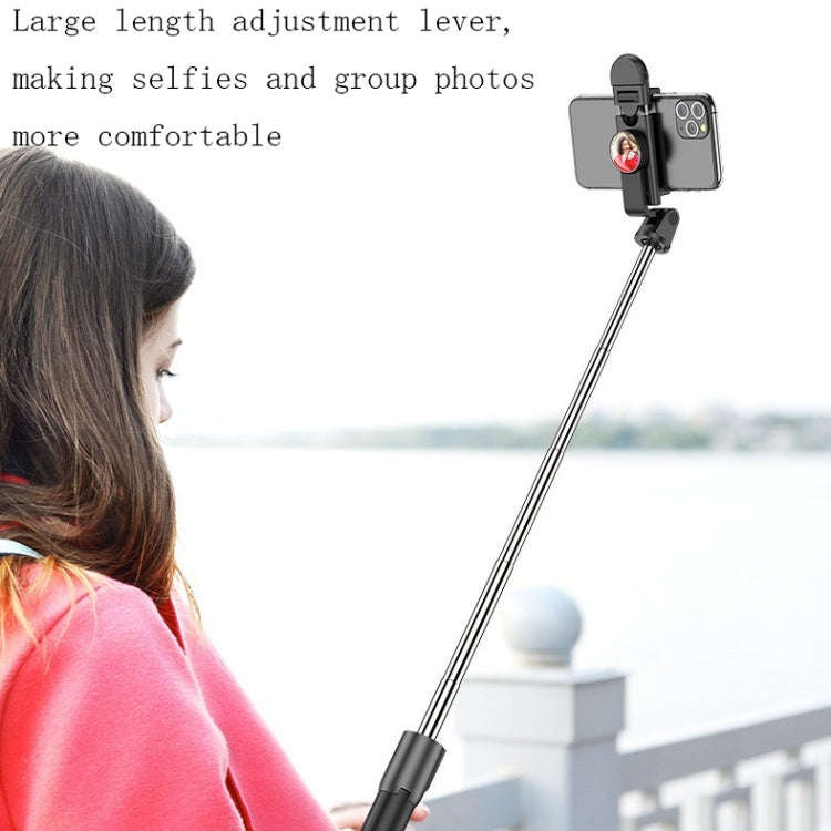 Mobile Phone Bluetooth Selfie Stick Live Bracket, Specification: K10 (White)