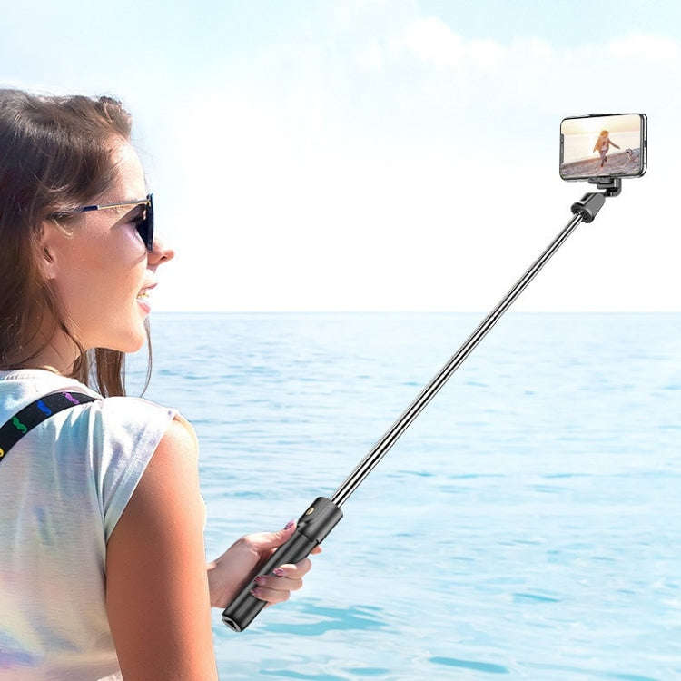 Mobile Phone Bluetooth Selfie Stick Live Bracket, Specification: K10 (White)
