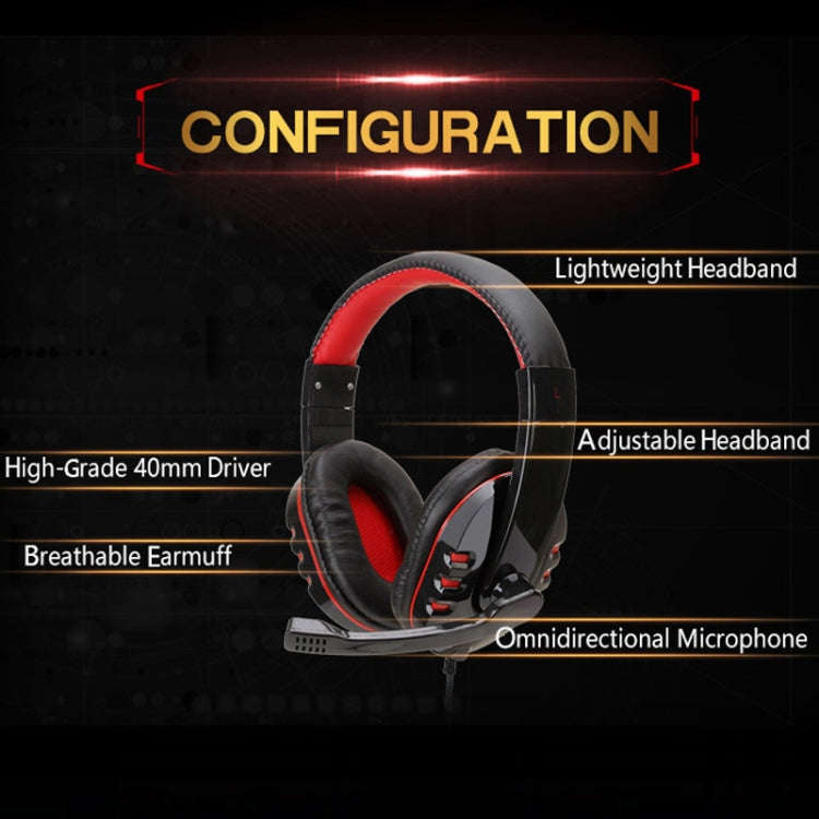 Soyto SY733MV Gaming Computer Headset For PS4 (Black Blue)